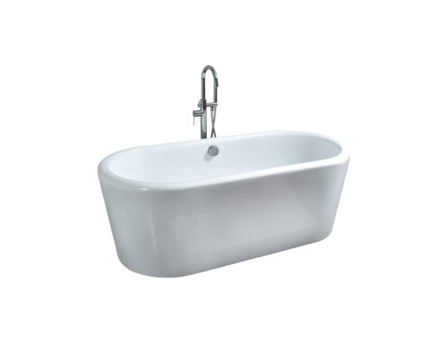 Best Selling Attractive Style Acrylic Resin Cheap French Overflow Standard  Free Standing Bath Tub