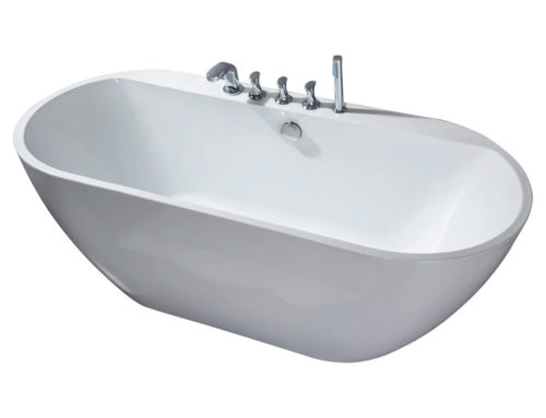Factory Direct Sales Cheap Acrylic Round Standing Corner Adult Soaking Bath Tub