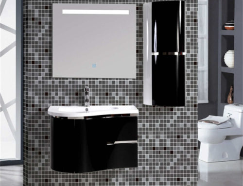Hot Sale Clear Modern Style Wash Basin Wall Mounted Simple Cheap Led Light Dark Under Sink Bathroom Cabinet 1200